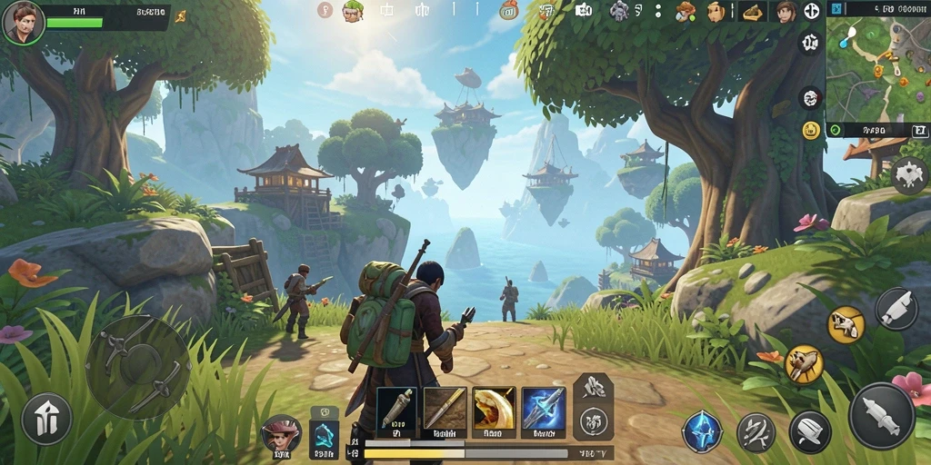 Gameplay seru di dunia terbuka 797K dengan pemandangan menakjubkan.