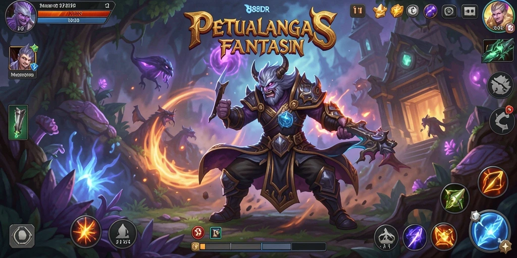 Tampilan menarik dari gameplay RPG yang mendebarkan.