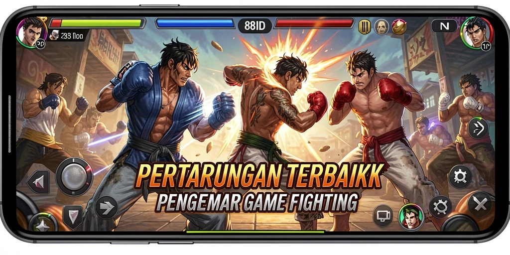 Tampilan pertandingan seru dalam 88ID yang menggugah adrenalin.