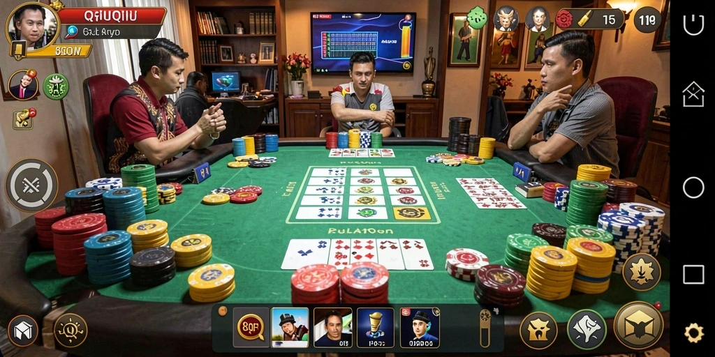 Tampilan menakjubkan gameplay QiuQiu di 8QR.