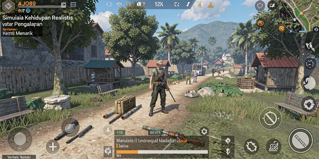 Screenshot tampilan gameplay AJO89 yang menarik dan interaktif.