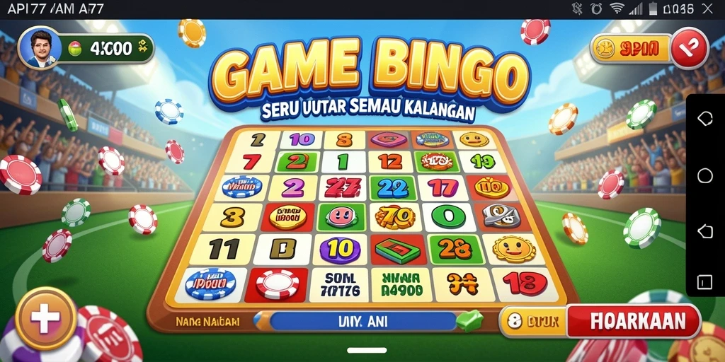 Tampilan gameplay seru dan menegangkan saat bermain Bingo di API77.