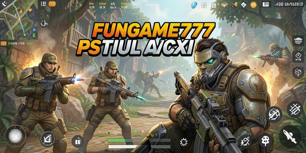 Gameplay intens dan mendebarkan di FUNGAME777 dengan aksi tembak-menembak.