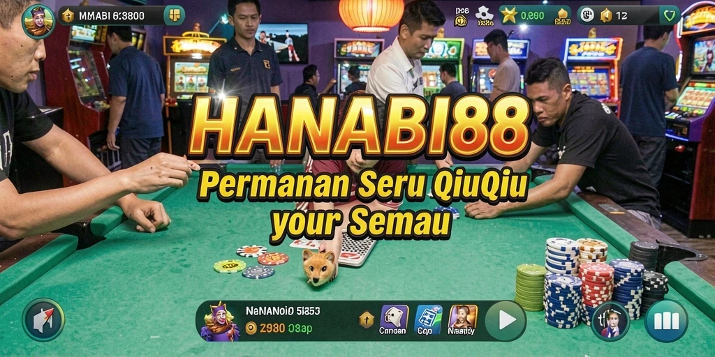 Tampilan gameplay QiuQiu yang seru dan mendebarkan.