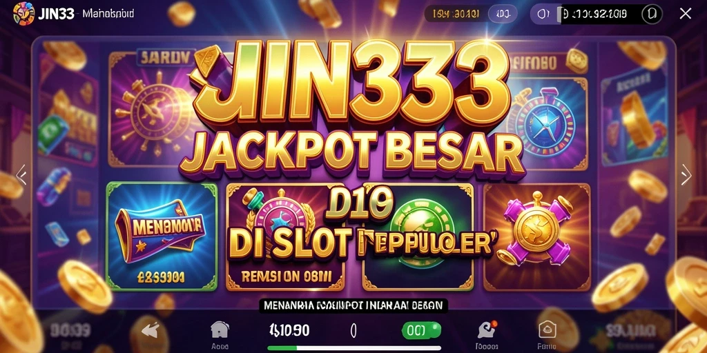 Screenshot gameplay JIN33 menampilkan keseruan bermain Slot dengan berbagai fitur menarik.