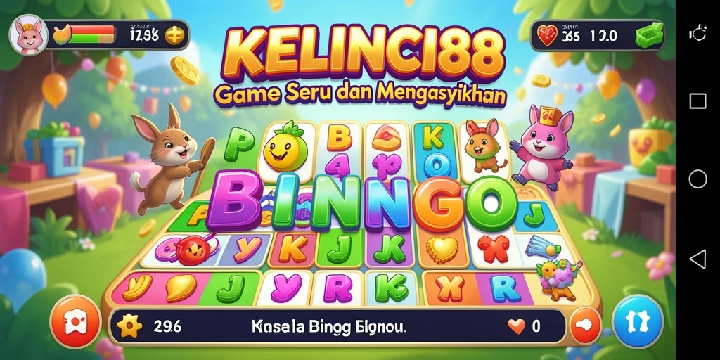 Screenshot KELINCI88 menampilkan gameplay Bingo yang menyenangkan.