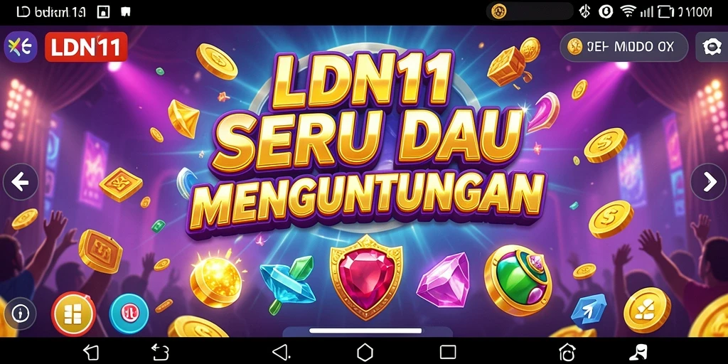 Tampilan gameplay seru LDN11 dengan grafik menarik.