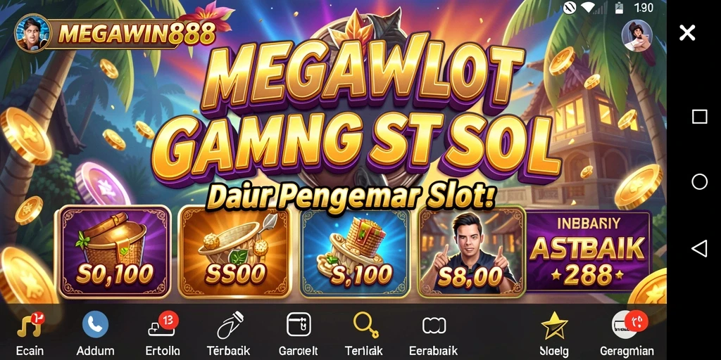 Tampilan gameplay menarik dari MEGAWIN888 yang penuh warna.
