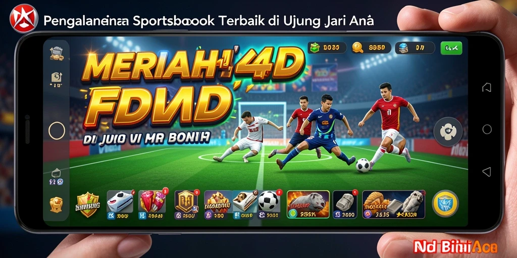 Tampilan gameplay Sportsbook MERIAH4D yang menarik dan interaktif.