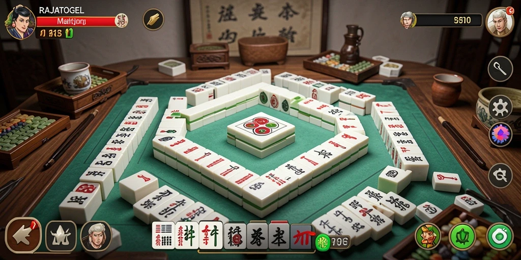 Tangkapan layar gameplay RAJATOGEL menampilkan desain tile yang menarik.