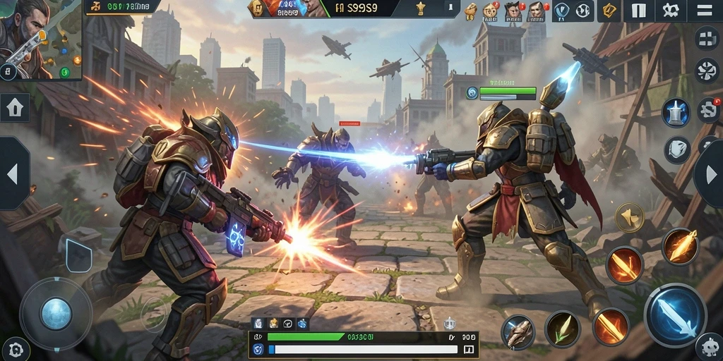 Tampilan gameplay S9S9 yang mengasyikkan dan mendebarkan.