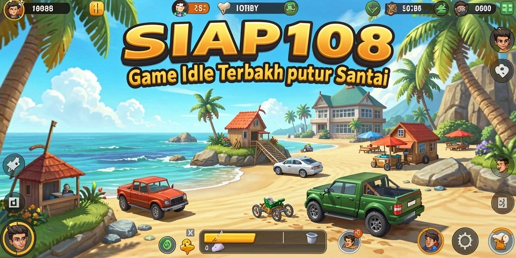 Screenshot gameplay SIAP108 menampilkan manajemen sumber daya yang memukau.