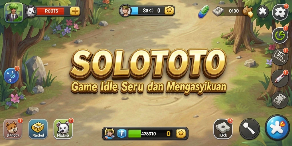 Tampilan gameplay seru dari SOLOTOTO yang membuat ketagihan.