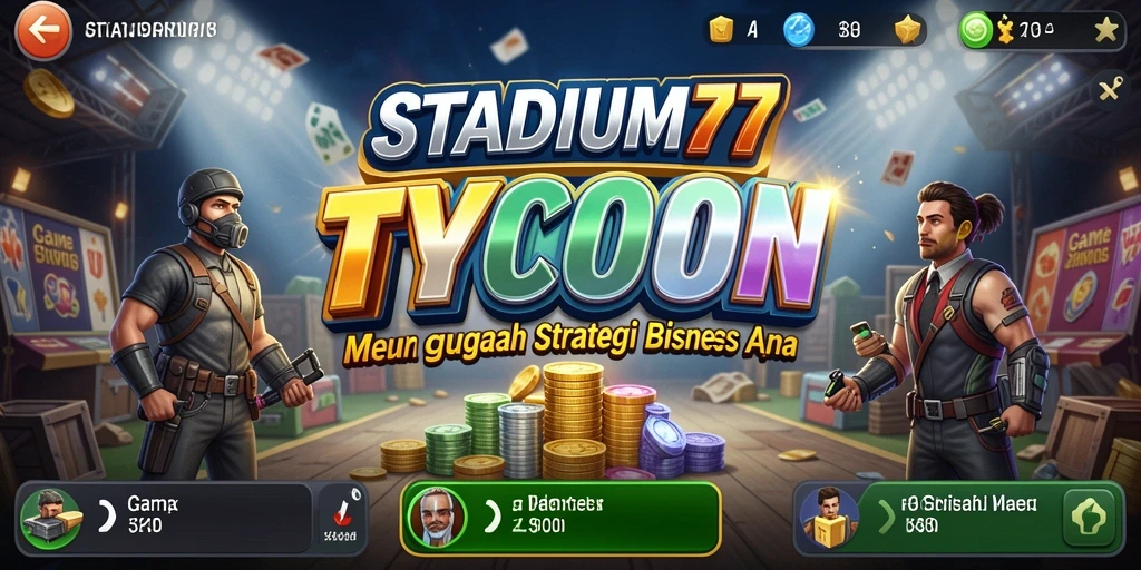 Tampilan menarik gameplay STADIUM77 dengan pengelolaan stadion.