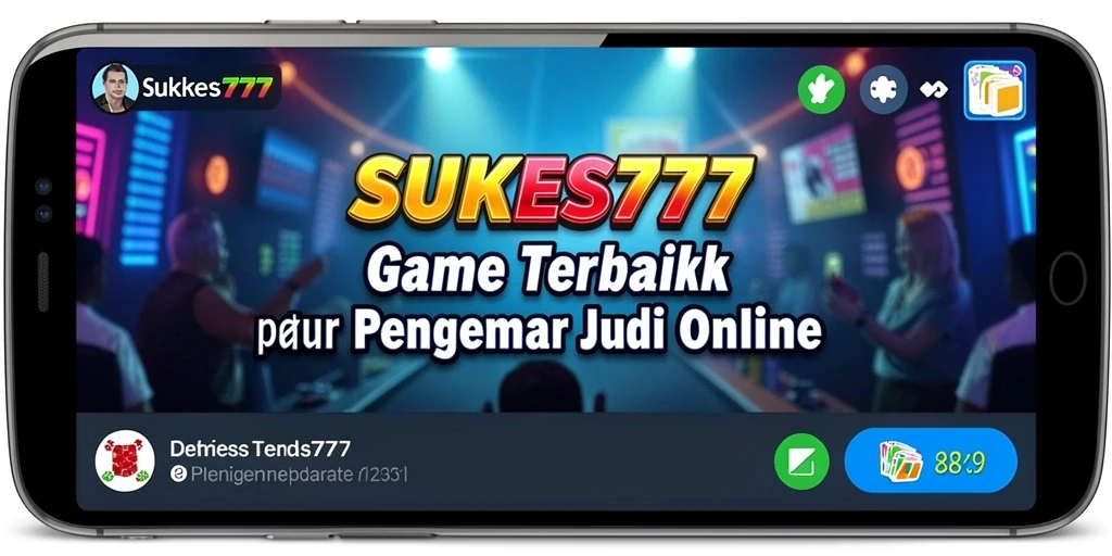 Screenshot gameplay SUKSES777 menampilkan interaksi antar pemain Domino.