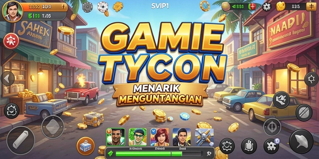 Tampilan menarik gameplay Tycoon di SVIP1 dengan berbagai fitur.