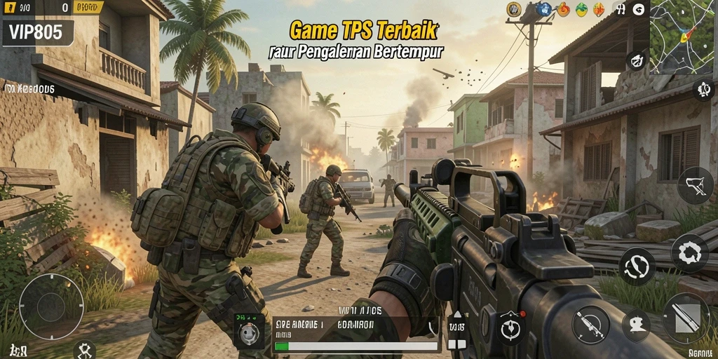 Gameplay menegangkan di VIP805 dengan aksi pertempuran seru.