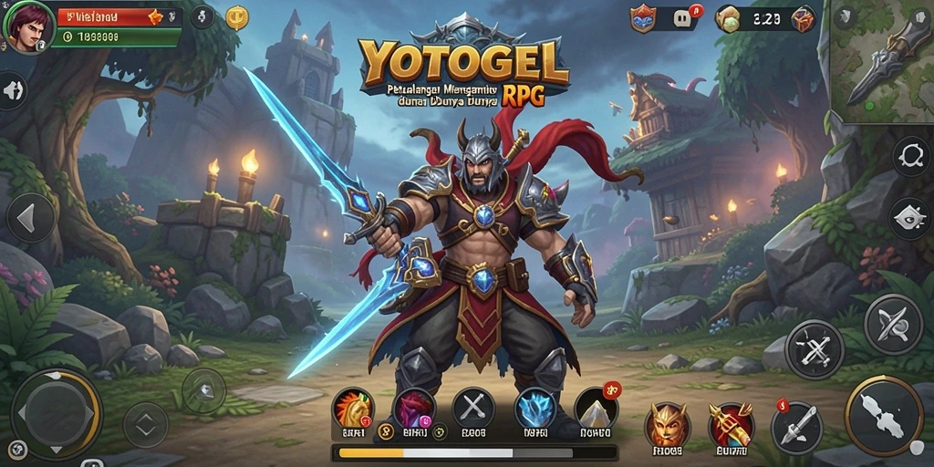 Tampilan gameplay RPG yang menegangkan di YOTOGEL.