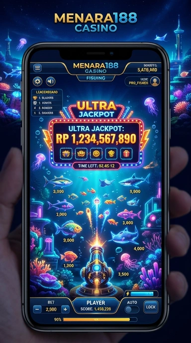 Tampilan utama aplikasi menara188 yang menarik dan informatif.